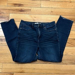 Dark Blue High-Rise Skinny Jeans • SIZE 8
